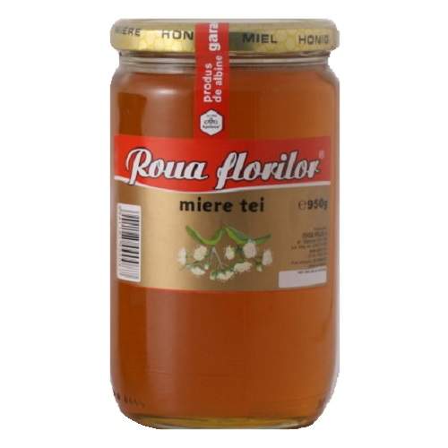 Miere de tei Roua Florilor, 950ml, Apidava