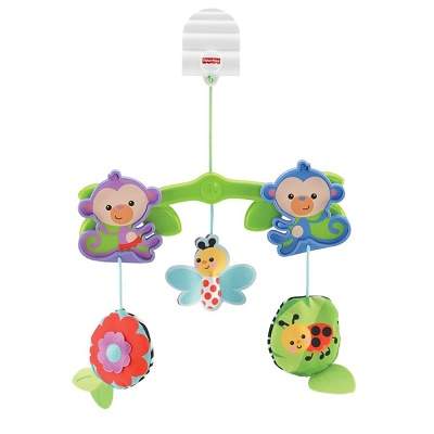 Minicarusel pentru carucior Animalutele din Padure, BHW59, Fisher Price