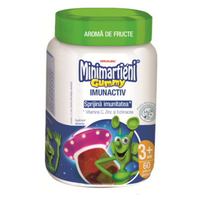 Minimartieni jeleuri cu Echinacea Gummy, 60 jeleuri, Walmark