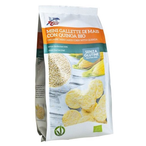 Minirondele fara gluten cu Quinoa Bio, 100 g, La Finestra sul Cielo