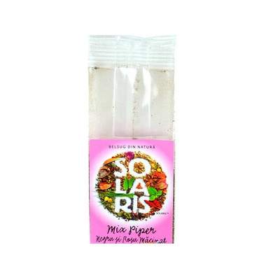 Mix piper negru si rosu macinat, 30 g, Solaris