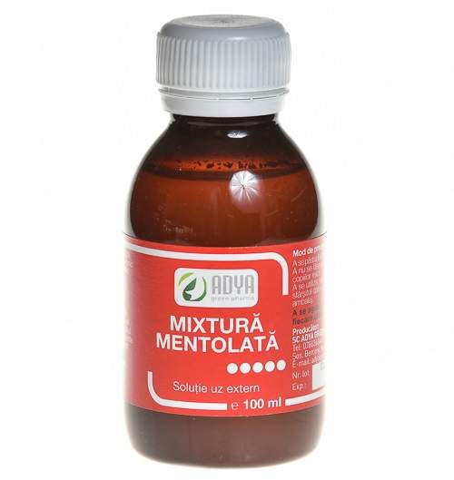 Mixtura mentolata, 100 ml, Adya