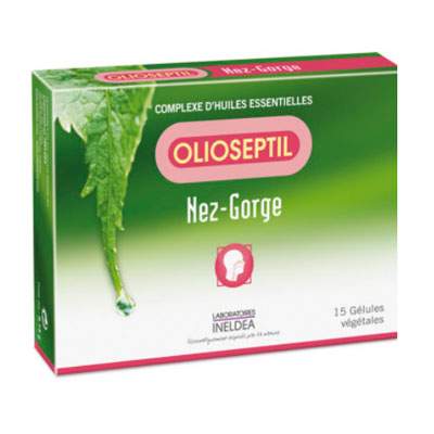 Nez Gorge Olioseptil, 15 capsule, Laboratoires Ineldea