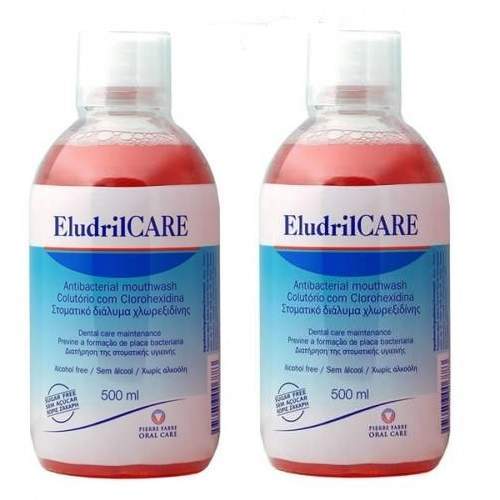 Oferta Pachet Apa de gura Eludril Care, 1+1, Pierre Fabre