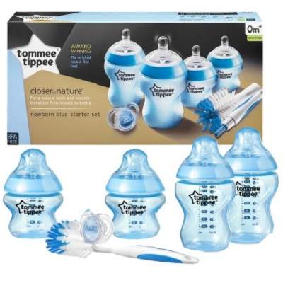 Pachet Biberoane si accesorii pentru baietei, +0luni, Tommee Tippee