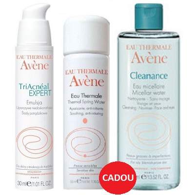 Oferta Pachet Complet Antiacnee TriAcneal Expert, Apa Termala si Apa Micelara, Avene