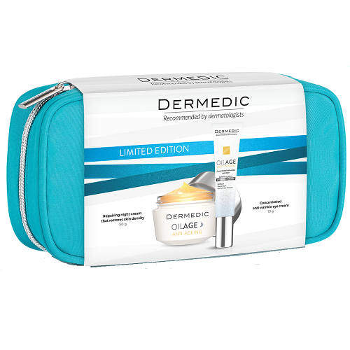 Oferta Pachet Crema anti-rid si Crema contur ochi Oilage, Dermedic