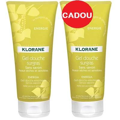 Oferta Pachet Gel de dus Energie, 1+1cadou, 400ml, Klorane