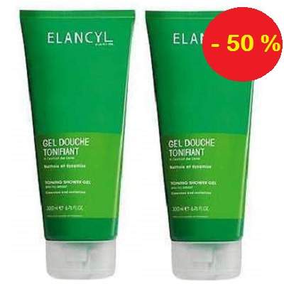 Oferta Pachet Gel de dus tonifiant cu extract de iedera Elancyl, 200 ml, Pierre Fabre