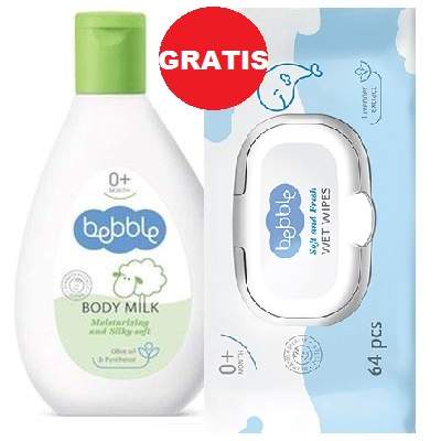 Oferta Pachet Lapte de Corp, +0luni, 200ml, Bebble