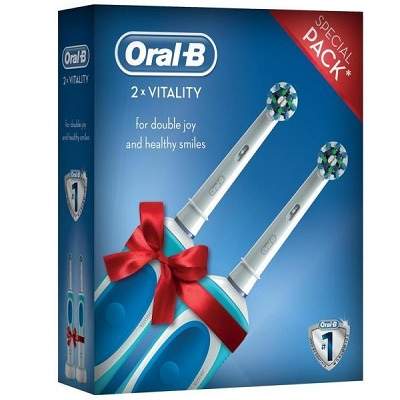 Oferta Pachet Periuta de Dinti Electrica Vitality Cross Action, Oral-B