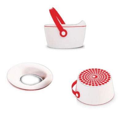 Olita multifunctionala 3in1 rosu Dot Pot, DB0100, Dot Baby