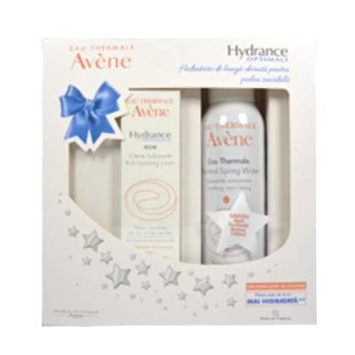 Pachet Avene Hydrance Optimale Riche 40 ml + Apa termala 150 ml, Pierre Fabre