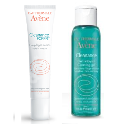 Pachet Emulsie imperfectiuni Avene Cleanance Expert, 40 ml + Cadou Gel de curatare Avene Cleanance, 100 ml, Pierre Fabre