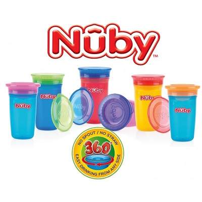 Pahar stop picatura, 300ml, 6L+, 10414, Nuby 