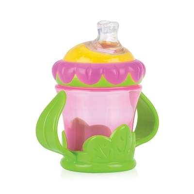 Pahar stop picatura flower child, 210ml, 6L+, 22060, Nuby