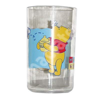 Pahar transparent Winnie the Pooh, RC643, Disney