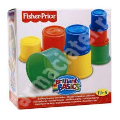 Pahare care se suprapun, 8 piese, 75601, Fisher Price