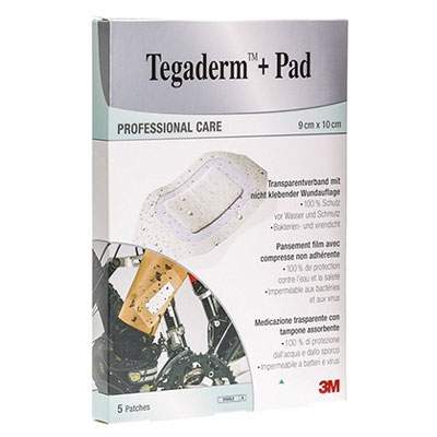 Pansament cu pad central absorbant Tegaderm+Pad, 9x10 cm, 5 bucati, 3M