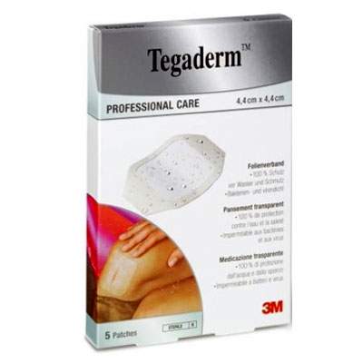 Pansament transparent, Tegaderm, 4.4x4.4 cm, 5 bucati, 3M