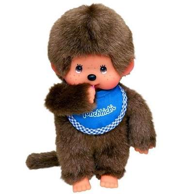 Papusa Bebe cu bavetica bleu, +3 ani, 255040, Monchhichi