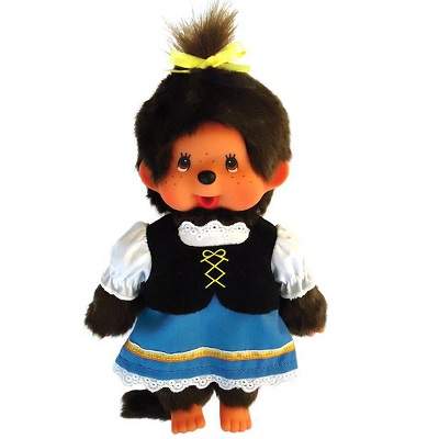 Papusa Costum National Bavarez, +3 ani, 20 cm, 242047, Monchhichi