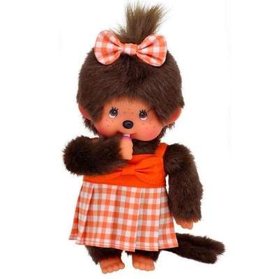 Papusa cu Rochita si Fundita, +3ani, 20cm, 200740, Monchhichi