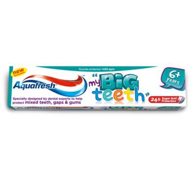 Pasta de dinti My Big Teeth, +6 ani, 50 ml, Aquafresh