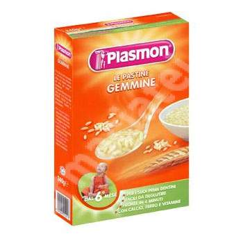 Paste in forma de grausor, Gemmine, +6 luni, 340 g, Plasmon