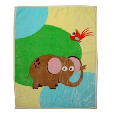 Paturica din acril elefant Premium, 80x110 cm, 807, Babyono