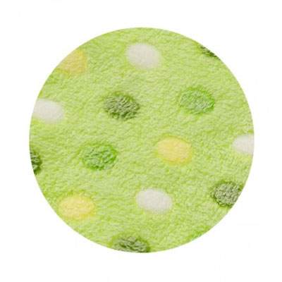 Paturica microfibra cu doua fete verde, 75x100 cm, 1403/03, Babyono