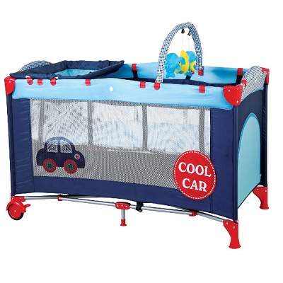 Patut pliant cu 2 nivele, SleepWell Car, BGO440, BabyGo