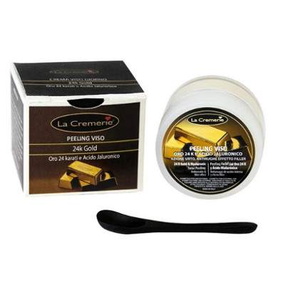 Peeling pentru fata cu Aur 24K si Acid Hialuronic, 50 ml, La Cremerie