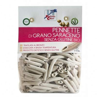 Pennette Bio din hrisca fara gluten, 250 g, La Finestra Sul Cielo