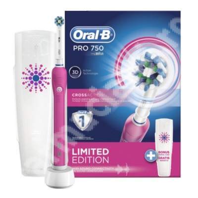 Periuta de dinti electrica Roz Pro 750, D16.513.UX, Oral-B