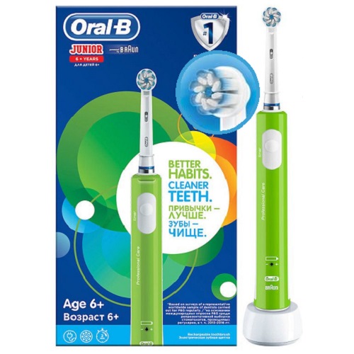 Periuta electrica reincarcabila Junior, +6 ani, Oral-B