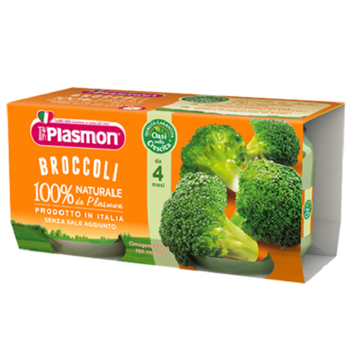 Piure din brocoli, 2x80 g, Plasmon