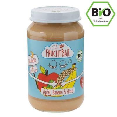 Piure Eco de mere, banane si me, + 6 luni, 190 g