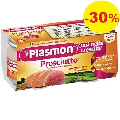 Piure omogenizat din prosciuto, +4luni, 2x80g, Plasmon