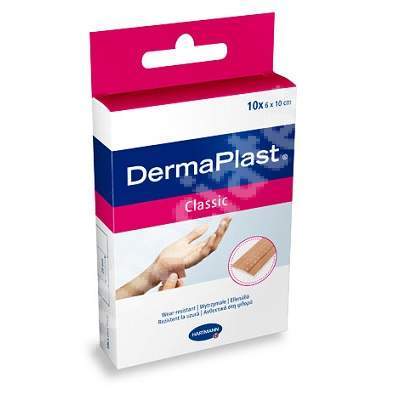 Plasture clasic, Dermaplast, 10 bucati, Hartmann