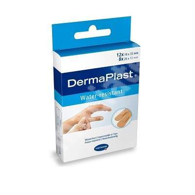 Plasturi rezistenti la apa, DermaPlast, 20 bucati, Hartmann