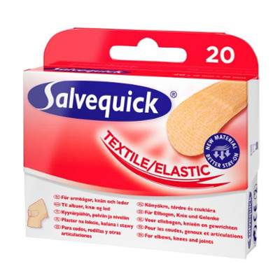 Plasturi textili, 20 bucati, Salvequick