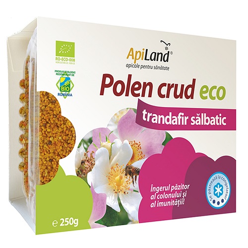 Polen crud Eco Trandafir salbatic, 250 g, ApiLand