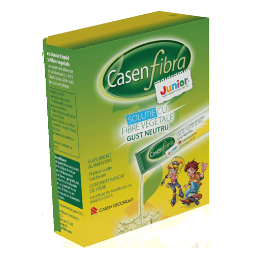 Prebiotic solutie Junior, 14 plicuri, CasenFibra