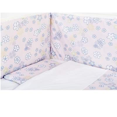 Protectie laterala patut Sweet Dreams, 180x40 cm, BebeDeco