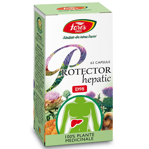 Protector hepatic D98, 63 cps, Fares