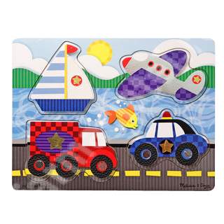 Puzzle de lemn, MD4325, Melissa&Doug