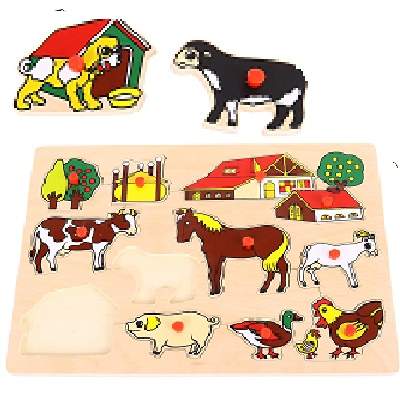 Puzzle Ferma Bunicii, BJ 094, Bigjigs