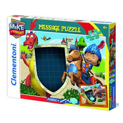 Puzzle mesaj Mike Cavalerul, 104 piese, CL20234, Clementoni