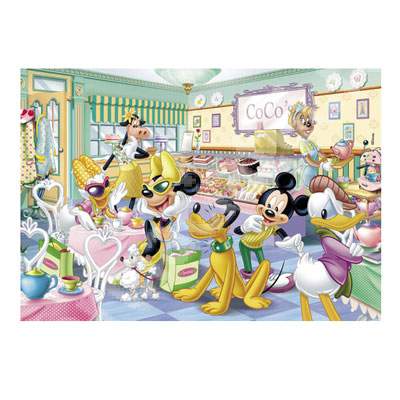 Puzzle Minnie timpul pentru ceai, 104 piese, Clementoni